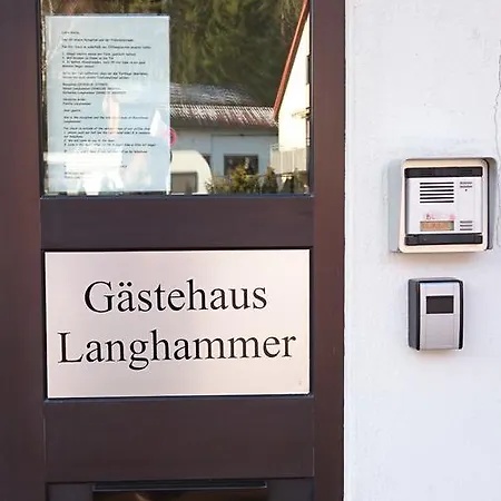 Gaestehaus Langhammer